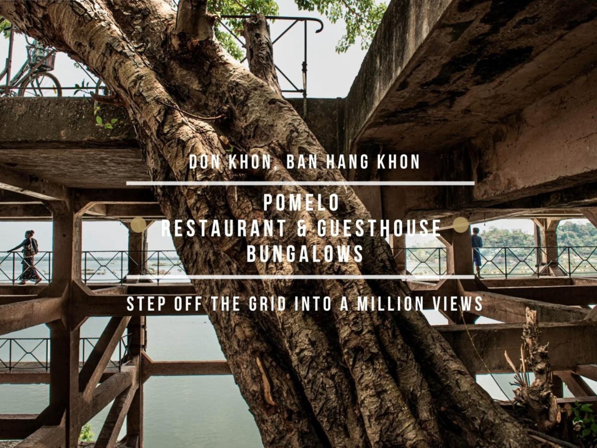 Pomelo Restaurant And Guesthouse - Fishermen & Tammarine Cottages Riverfront - Experience Nature, Culture And Adventure & Tailor-Made Tour Ban Khon ภายนอก รูปภาพ